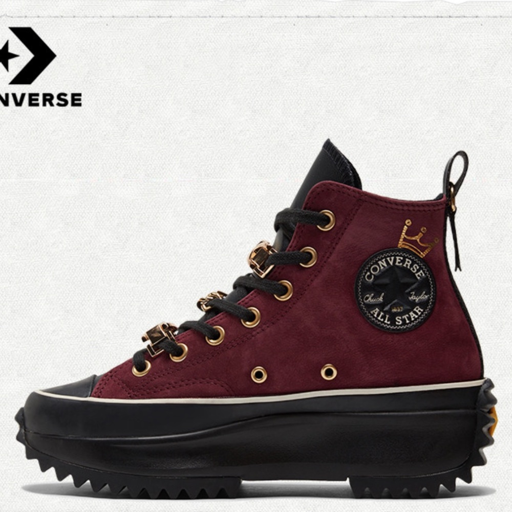 (WMNS) Converse Run Star Hike High 'Deep Bordeaux' 573065C